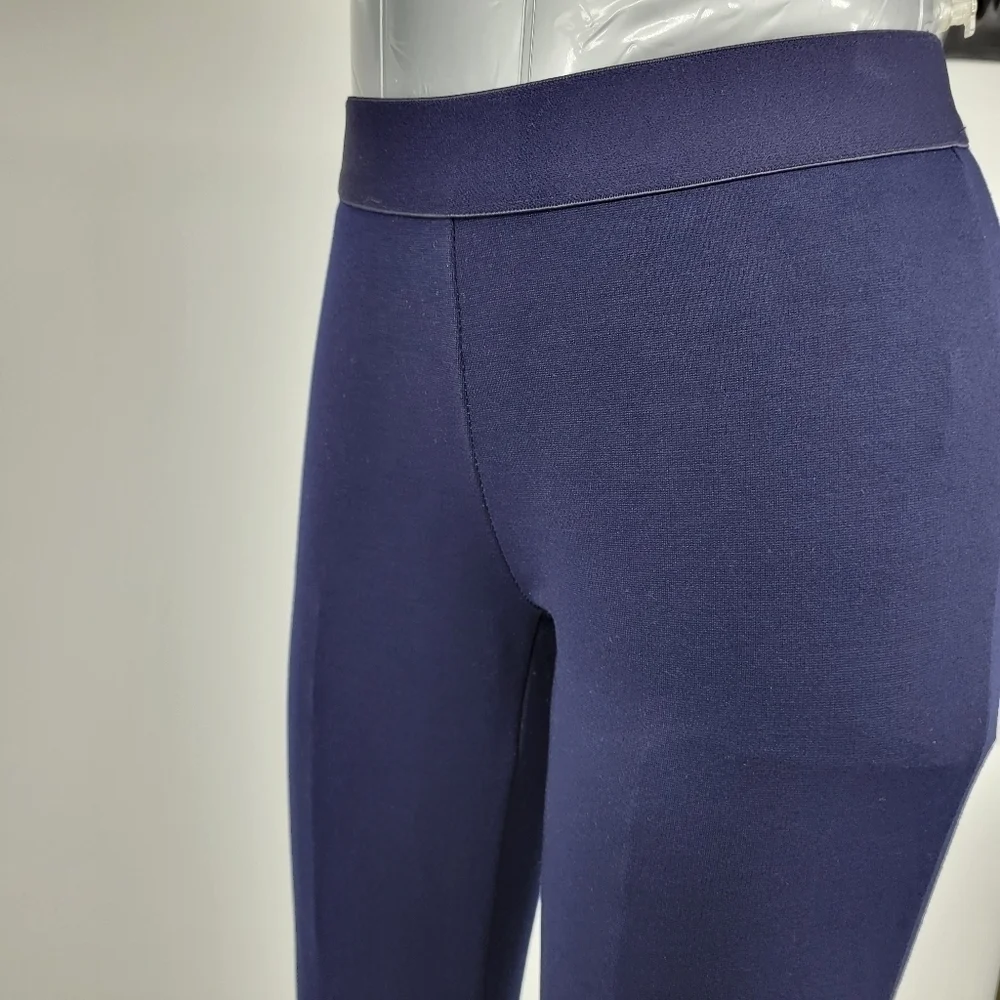 J.Crew Pixie Pants Dark Blue‎ Leggings With Zip Up Back Size 00R